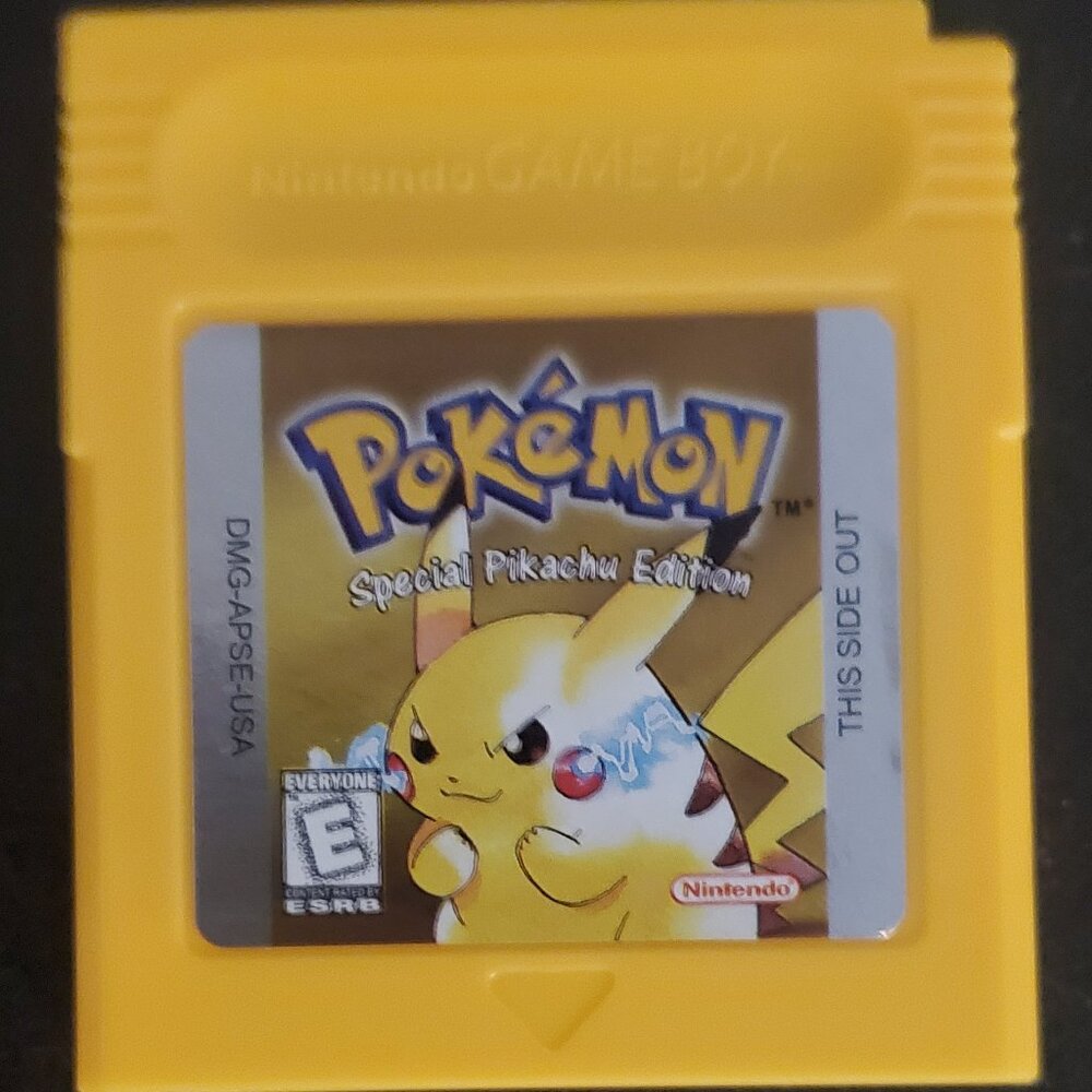 Pokemon Yellow GB Video Game Gameboy